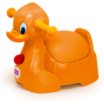 Ok Baby Vasino Quack per Bambini con Seduta Ergonomica a Forma di Papera Arancione