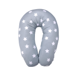 Lorelli Cuscino per allattamento 190 cm "STARS" Blue Grey Mist