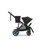 Cybex Passeggino Gemellare e-Gazelle S Moon Black con Telaio Black