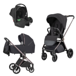 Carrello Trio Ultra/W Night Black con cloud