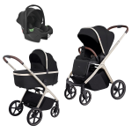 Carrello Trio Vector Pearl Black con seggiolino auto Spirit