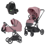 Carrello Trio Alfa Rouge Pink con oveto Lorelli Spirit