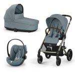 Cybex Gold Trio New Balios S Lux Stormy Blue Telaio Taupe Con Cloud G 2025