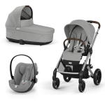 Cybex Gold Trio New Balios S Lux Stone Grey Telaio Silver Con Cloud G 2025