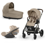 Cybex Gold Trio New Balios S Lux Almond Beige Telaio Taupe Con Cloud T 2025