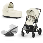 Cybex Gold Trio New Balios S Lux Seashell Beige Telaio Taupe Con Cloud T 2025