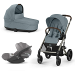 Cybex Gold Trio New Balios S Lux Stormy Blue Telaio Taupe Con Cloud T 2025