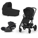 Cybex Gold Trio New Balios S Lux Moon Black Telaio Black Con Cloud T 2025