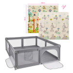 MS Parco giochi XXL 180×200 con Trendy 8905 Elefante con doppio design